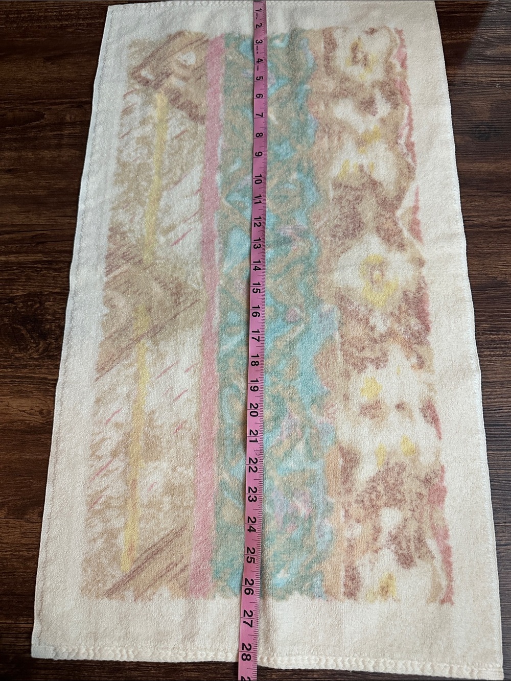 Vintage Croscill 5 Pc Pastel Southwestern Cotton Towel Set 90s - Picture 6 of 10